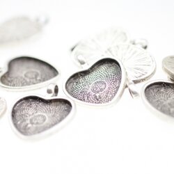 5 Heart locket Pendants