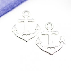 10 Faith Hope Love Charms Pendant antique silver