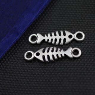 20 Fishbone Pendants