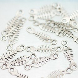 20 Fishbone Pendants