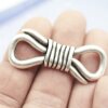 1 Antique Silver Bracelet Connector Charms