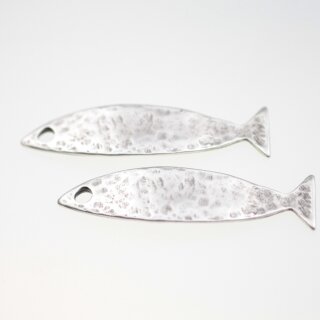 5 Fisch Anhnger altsilber