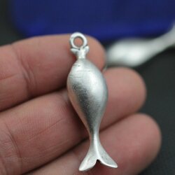 5 Whale Pendants