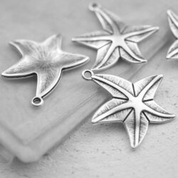 5 Starfish Pendants