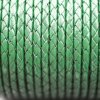 1 m leaf, Naturegreen, braided Leather 4 mm