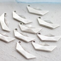 10 Paper boat Pendants