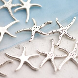 5 Starfish Pendants