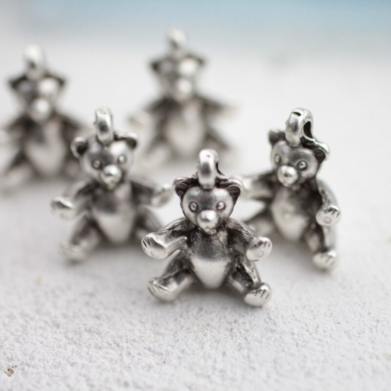 Teddy bear pendant hotsell
