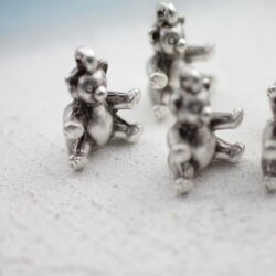 5 teddy bear Pendants