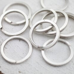 5 Metall Schlüsselanhänger Ringe, ø 33 mm