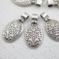 5 floral Fancywork, ornament Pendants