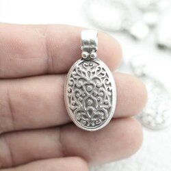 5 floral Fancywork, ornament Pendants