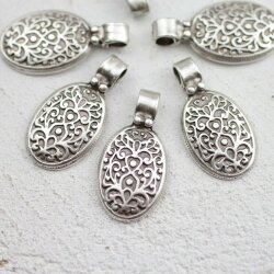 5 floral Fancywork, ornament Pendants