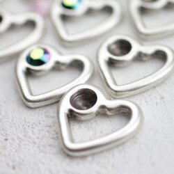 5 Heart Pendants for 1088, ss39