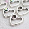 5 Heart Pendants for 1088, ss39