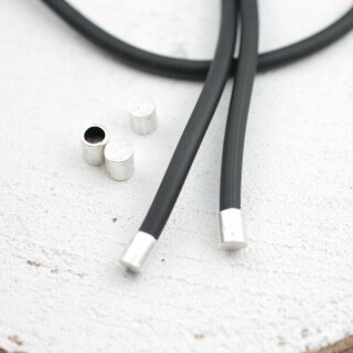 10 Endkappen fr Leder, Altsilber