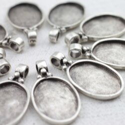 10 oval locket 18x24 mm