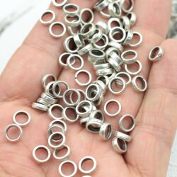 100 metal rings