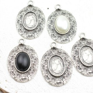 1 Orientalische Anhnger fr 14x10 mm Steine