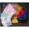 10 Organza pouches uni 8x10 cm