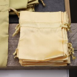 10pcs Luxury Silk Jewelry Gift Bag Satin Drawstring Pouch For Wedding Party Candy Bag Jewelry Packing Gold Satin Bag Wedding Favor Bag, Jewelry Pouch, rosary, gift bag