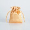 10pcs Luxury Silk Jewelry Gift Bag Satin Drawstring Pouch For Wedding Party Candy Bag Jewelry Packing Gold Satin Bag Wedding Favor Bag, Jewelry Pouch, rosary, gift bag