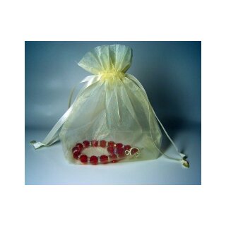 10 Organza pouches with Bottom 15x15 cm