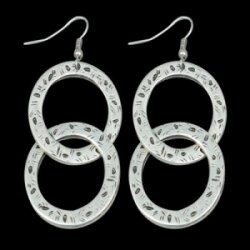 Double Circles  Earrings