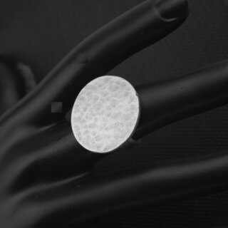 Runder, gehmmerter Ring,  2,5 cm