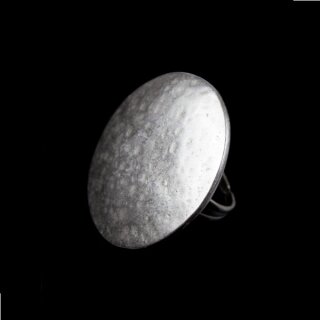 Runder, gehmmerter Ring,  2,5 cm
