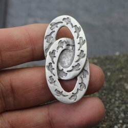 oval with Floral Fancywork, ornaments Ring