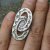 oval with Floral Fancywork, ornaments Ring