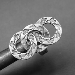 Multiple Kreise Ring, breit, 4x2,1 cm