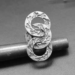 Multiple Kreise Ring, breit, 4x2,1 cm