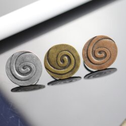 abstract spiral ring, 2,6 cm