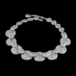 Water circles necklace Necklace Statement Gothic Bohemian Medieval