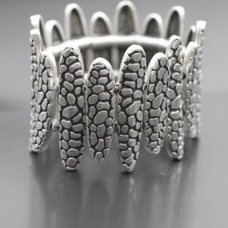 Edles Statement Armband mit Stbchen Elementen