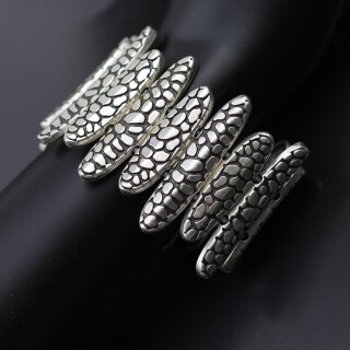 Edles Statement Armband mit Stbchen Elementen