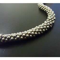 Edles Armband Boho Style aus Mini Metall Perlen