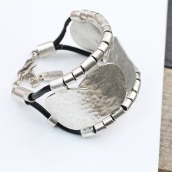 Oriental and Boho style, Bracelet with round elements and Tube