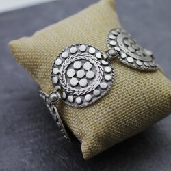 Boho style Bracelet with Floral elements
