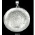 round Antique silver Pendant