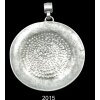 round Antique silver Pendant