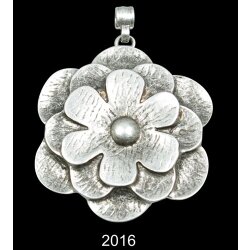 triple Flower Pendant