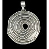 Antique Silver Spiral Pendant