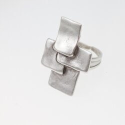 Wall Ring, antique silver
