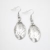 Oval drop Earrings