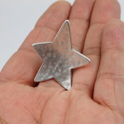 Star Ring 40*40 mm, Antique Silver