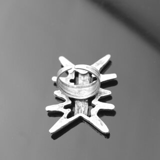 Abstrakter Kfer Ring, 4,5x3,5 cm
