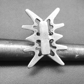 Abstrakter Kfer Ring, 4,5x3,5 cm
